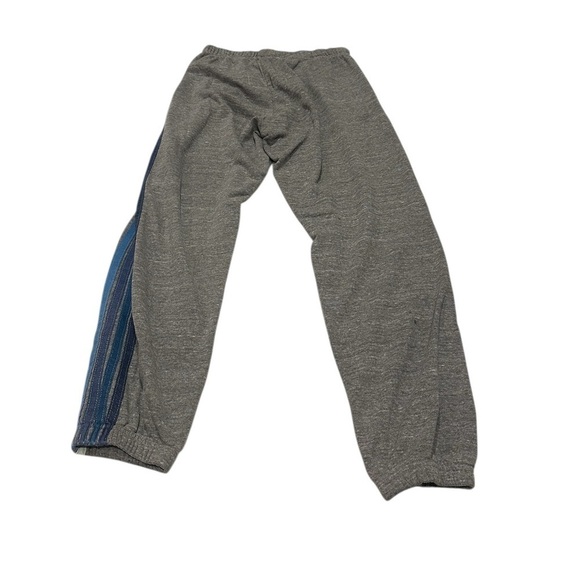 Aviator Nation - 5 Stripe Sweatpants Heather Gray and Blue Medium - Picture 4 of 9